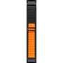 Bracelet Alpine Galaxy Watch 20mm Orange/Noir-Noir