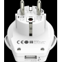 Adaptateur de voyage World to Europe/France + USB