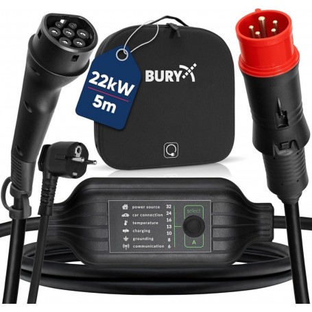Bury PowerFlash tragbares Ladegerät PF9050 SET EU