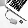 LogiLink USB 3.0 Dual-Kartenleser USB-C/SD/microSD alu