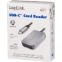 LogiLink USB 3.0 Dual-Kartenleser USB-C/SD/microSD alu
