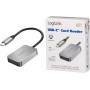 LogiLink USB 3.0 Dual-Kartenleser USB-C/SD/microSD alu