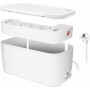 LogiLink Kabelbox m. 5-fach-Steckdosenleiste USB/Schuko wei