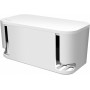 LogiLink Kabelbox m. 5-fach-Steckdosenleiste USB/Schuko wei