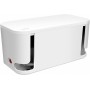 LogiLink Kabelbox m. 5-fach-Steckdosenleiste USB/Schuko wei
