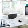 LogiLink Kabelbox m. 5-fach-Steckdosenleiste USB/Schuko sch