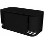 LogiLink Kabelbox m. 5-fach-Steckdosenleiste USB/Schuko sch