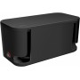LogiLink Kabelbox m. 5-fach-Steckdosenleiste USB/Schuko sch