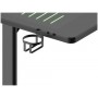 Deltaco Gaming RGB-LED Tisch m. Glas/Kabelmanag./Headsetha
