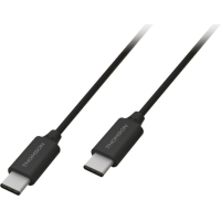 Câble de charge et de synchronisation USB C/USB C noir Thomson