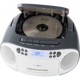 Reflexion RCR2260 Boombox weiß/grau