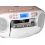 Reflexion RCR2260 Boombox weiß/pink