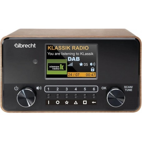 Albrecht DR 866 Senior Digitalradio holz-schwarz