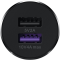 Chargeur de voiture "Super Charge" CP37 Huawei noir avec câble USB/USB-C