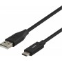 Deltaco USB-C zu USB Kabel 1,5m 3A schwarz