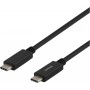 Deltaco USB-C zu USB-C Kabel 1m 5A schwarz