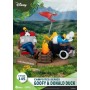 Disney diorama PVC D-Stage Campsite Series Goofy & Donald Duck 10 cm