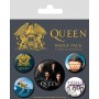 Queen pack 5 badges Classic