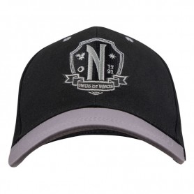 Wednesday casquette Baseball Nevermore Academy Black