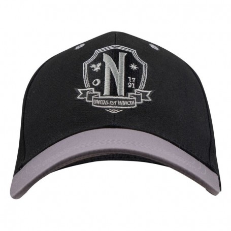 Wednesday casquette Baseball Nevermore Academy Black