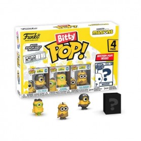 Minions pack 4 figurines Bitty POP! Vinyl Eye Matie 2,5 cm