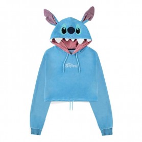 Lilo & Stitch Cropped Sweater à capuche Stitch (XXL)