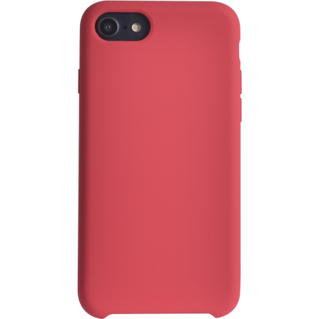 Coque rigide finition soft touch rouge pour iPhone 6/6S/7/8