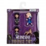 Wednesday pack 4 figurines Diecast Nano Metalfigs Wave 1 4 cm