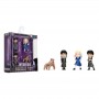 Wednesday pack 4 figurines Diecast Nano Metalfigs Wave 1 4 cm