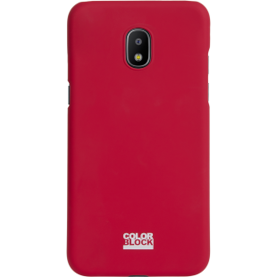 Coque rigide rouge Colorblock pour Samsung Galaxy J5 J530 2017