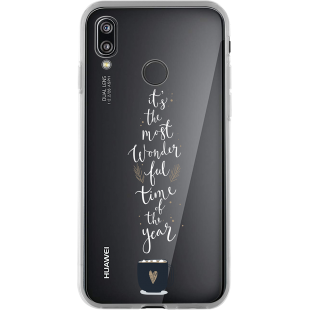 Coque rigide transparente Wonderful time pour Huawei P20 Lite 