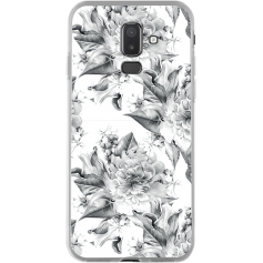 Coque rigide Melancholia blanche pour Samsung Galaxy J6 J600