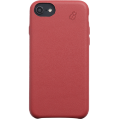 Coque rigide Beetle Case en cuir rouge pour iPhone 6/6S/7/8