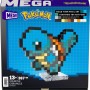 Pokémon jeu de construction MEGA Carapuce Pixel Art