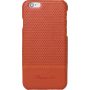 Coque rigide Façonnable orange micro perforée pour iPhone 6/6S