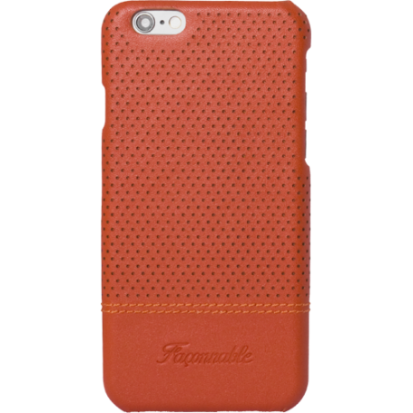 Coque rigide Façonnable orange micro perforée pour iPhone 6/6S