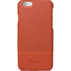 Coque rigide Façonnable orange micro perforée pour iPhone 6/6S