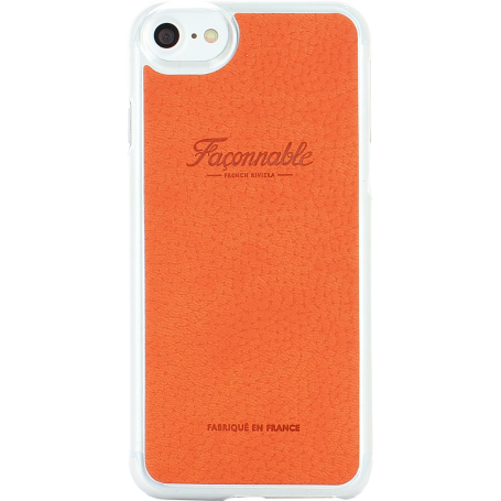 Coque rigide Façonnable orange collection French Riviera pour iPhone 6/6S/7/8