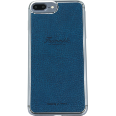 Coque rigide Façonnable bleue pour iPhone 6 Plus/6S Plus/7 Plus/8 Plus