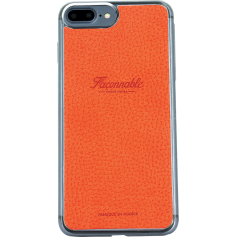 Coque rigide Façonnable orange pour iPhone 6 Plus/6S Plus/7 Plus/8 Plus