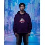 Naruto Shippuden sweater à capuche Graphic Purple (S)