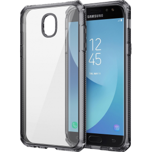 Coque rigide Itskins transparente et contour gris pour Samsung Galaxy J5 2017 