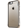 Coque rigide Itskins Toxik transparente et dorée pour iPhone 6/6S