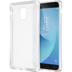 Coque semi-rigide Itskins Spectrum transparente pour Samsung Galaxy J6 J600 