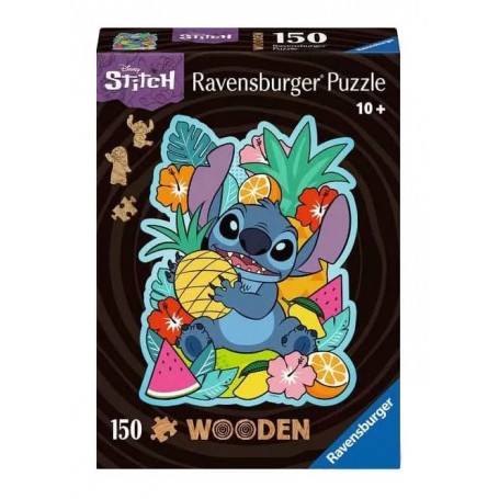 Disney puzzle en bois WOODEN Stitch (150 pièces)