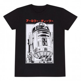 Star Wars T-Shirt R2D2 Katakana (S)