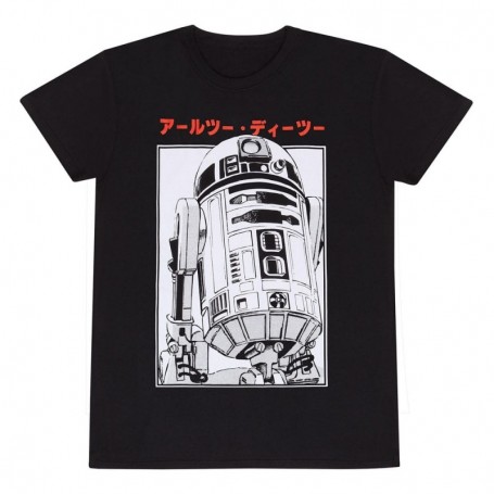 Star Wars T-Shirt R2D2 Katakana (S)