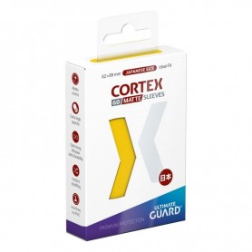Ultimate Guard 60 pochettes Cortex Sleeves format japonais Matte Yellow