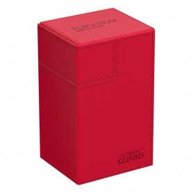 Ultimate Guard Flip`n`Tray 80+ XenoSkin Monocolor Rouge