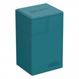 Ultimate Guard Flip`n`Tray 80+ XenoSkin Monocolor Bleu Pétrole